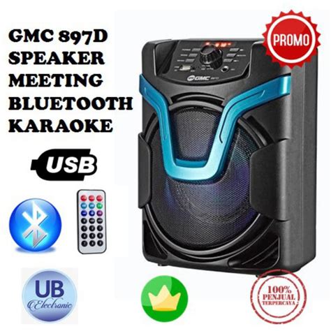 Jual Speaker Bluetooth Gmc 897d Speaker Karaoke Shopee Indonesia