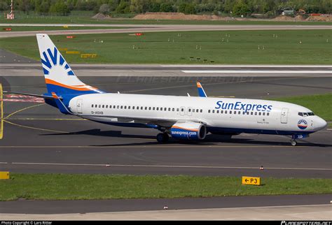 D ASXB SunExpress Germany Boeing 737 8Z9 WL Photo By Lars Ritter ID