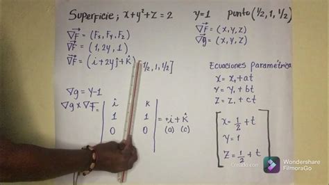 Ecuaciones Paramétricas De Una Recta Tangente A La Curva Ejercicio 54 Youtube