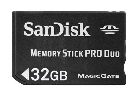 Gb Sandisk Memory Stick Pro Duo Memory Card