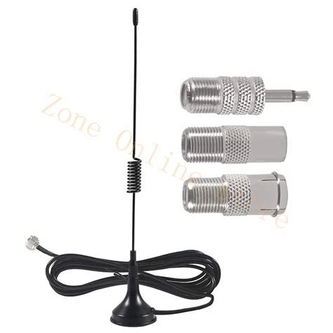 Kit De Antena Est Reo FM Para Receptor Est Reo Base Magn Tica 75 Ohm