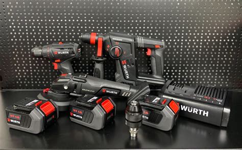 Würth M Cube 18V Akku Combo set Bohrhammer Winkelschleifer