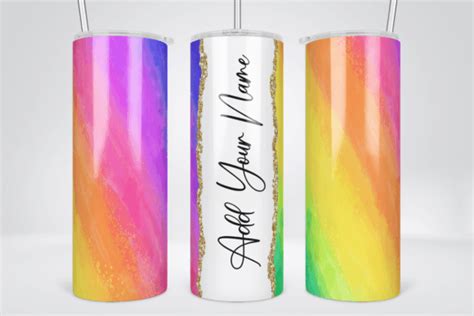 Oz Rainbow Tumbler Sublimation Design Graphic By Tintin Design