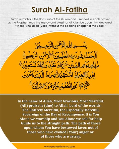 Surah Fatiha With English Translation Pdf