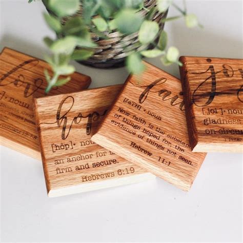 Bible Verse Coasters Etsy