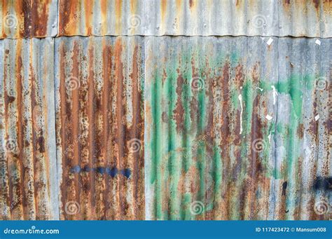 Rusty wall texture stock photo. Image of zinc, rust - 117423472