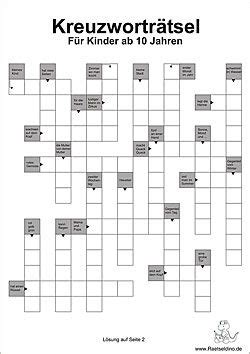 Kinderkreuzwortr Tsel Mit L Sung Zum Ausdrucken Kreuzwortr Tsel F R