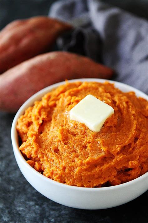 Mashed Sweet Potatoes Are An Easy Side Dish For Thanksgiving Christmas Or Any Meal S