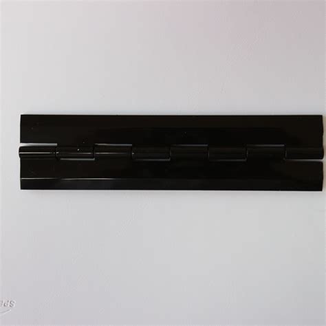 Black Acrylic Hinges, 150mm, Piano Hinges