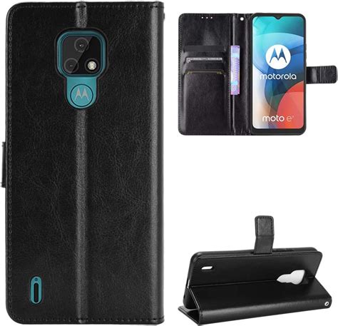 Case For Motorola Moto E7 2020 Case Cover Flip Leather Wallet Cover Case For