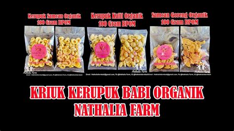 KRIUK KERUPUK BABI ORGANIK NATHALIA FARM YouTube