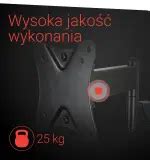 UCHWYT LCD LED VESA 100X100 FULLMOTION XS 2 RAMIONA Sklep Hama Mobile