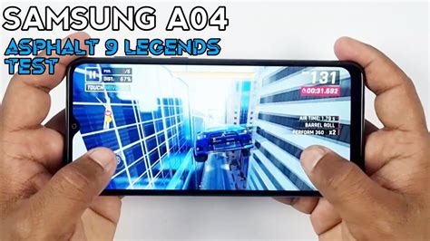 Samsung Galaxy A04 Test Game Asphalt 9 Legends Ram 4GB YouTube