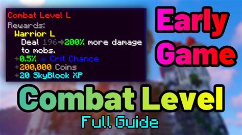 Get Combat Xp In Early Game Hypixel Skyblock Guide Youtube