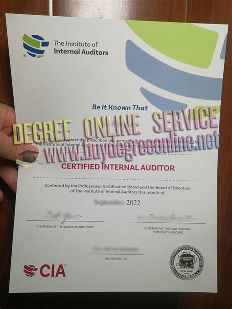 The Lastest Version Of Cia Certificate Certified Internal Auditor