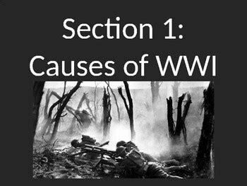 WWI The Great War Begins PowerPoint By Mrs P Resource Center TpT