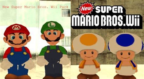 GTA San Andreas New Super Mario Bros. Wii Pack Mod - GTAinside.com