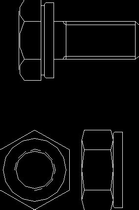 Structural Screw DWG Block for AutoCAD • Designs CAD