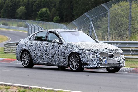 2022 Mercedes Benz C Class W206 Prototype Shows Up Naked In Germany