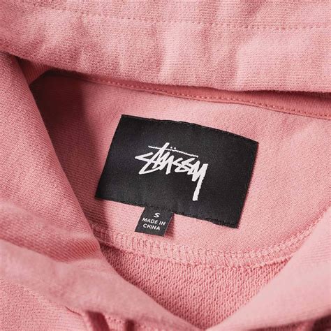 Stussy Stock Terry Hoody Pink End