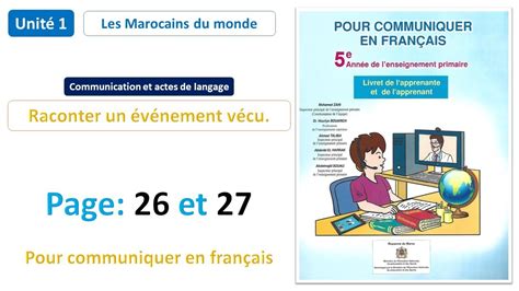 Communication Raconter Un V Nement V Cu Unit Page Et