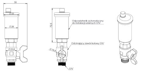 Odpowietrznik Automatyczny Do Instalacji Solarnych G Z