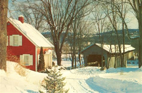 Bedell Covered Bridge SOUTH NEWBURY VERMONT Vintage Postcard – The ...