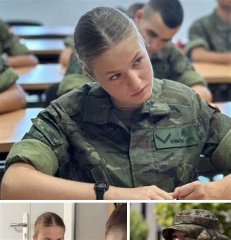 La Principessa Leonor Di Spagna In Accademia Militare A Saragozza 3