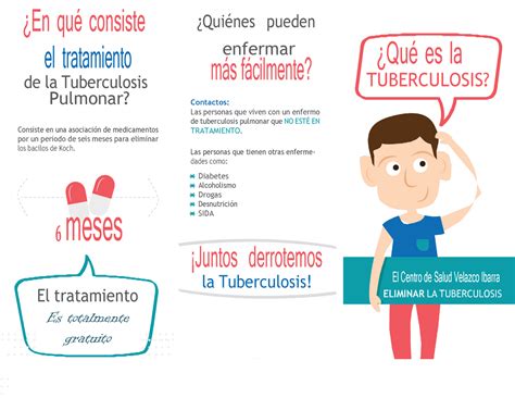 27 Triptico Hacerca Ce La Tuberculosis La Tuberculosis 6 Meses En