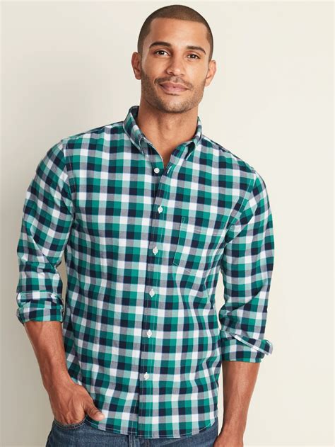 Regular Fit Built In Flex Everyday Oxford Shirt For Men Old Navy