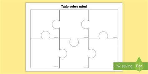 Tudo Sobre Mim Puzzle Teacher Made Twinkl