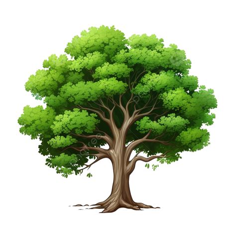 Elemento Png árbol Verde Dibujos Animados PNG dibujos Verde Dibujos