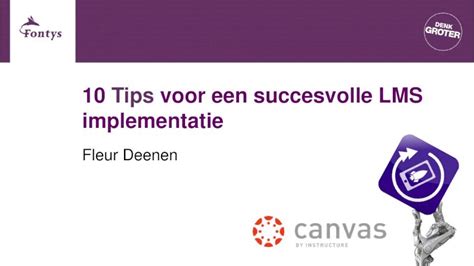 PDF 10 Tips Voor Een Succesvolle LMS Implementatie 10 Tips Voor