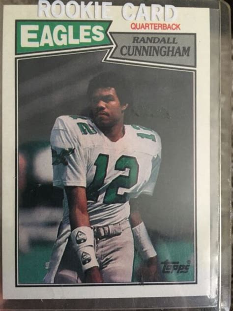 1987 Topps Randall Cunningham Philadelphia Eagles 296 Football Card Ebay