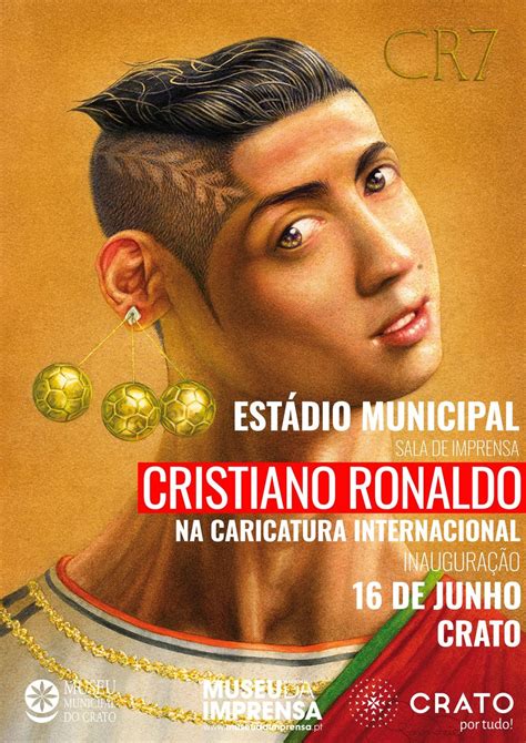 Exposição Cristiano Ronaldo na Caricatura Internacional em homenagem