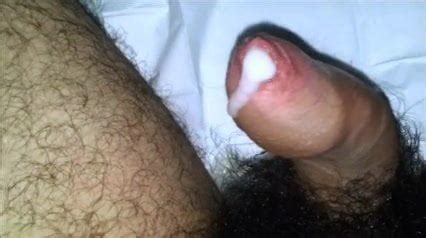 Cumshot Without Hand Watching A Porno Tight Foreskin Gay Man Man