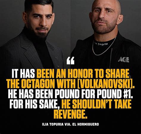 Topuria On A Potential Volk Rematch R Mma