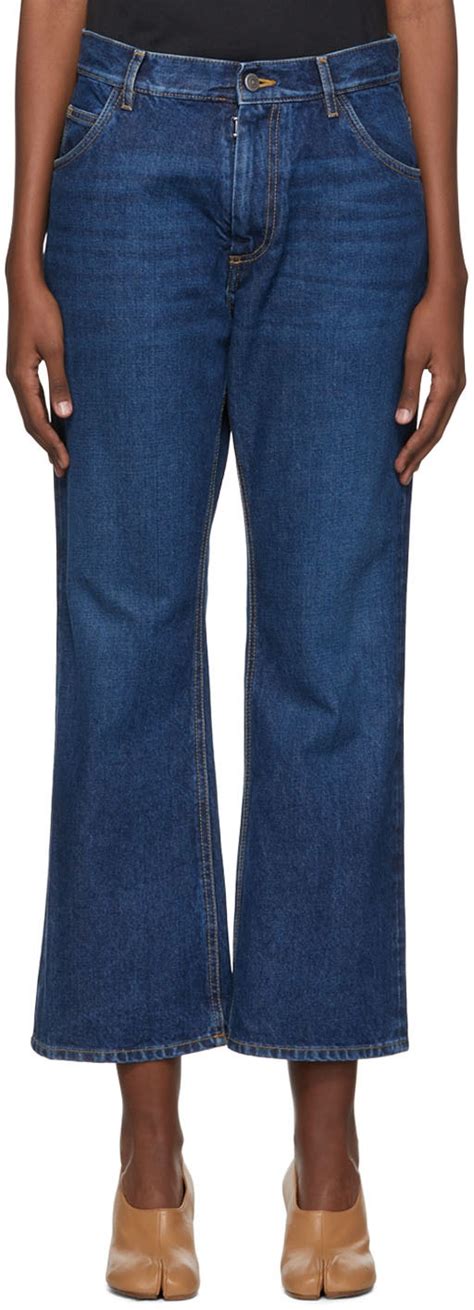 Maison Margiela Indigo Bootcut Jeans Maison Margiela
