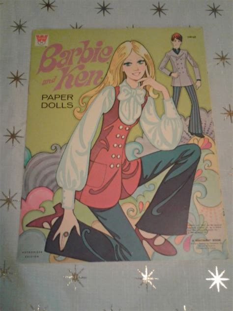 Vintage Barbie And Ken Paper Dolls 1970s Antique Price Guide Details