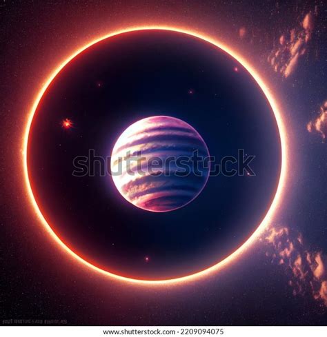 Mercury Planet Space Planet Mercury Against Stock Illustration ...
