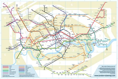 New Geographically Accurate London Underground Map Shows Tube Images