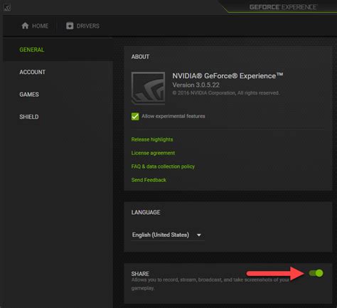 Disabling The Geforce Experience Share In Game Overlay Nvidia