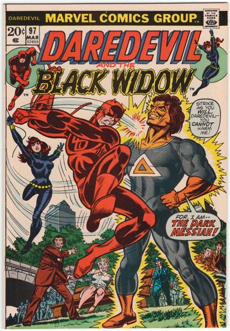 Daredevil 97 Black Widow First Dark Messiah Marvel Comic Books