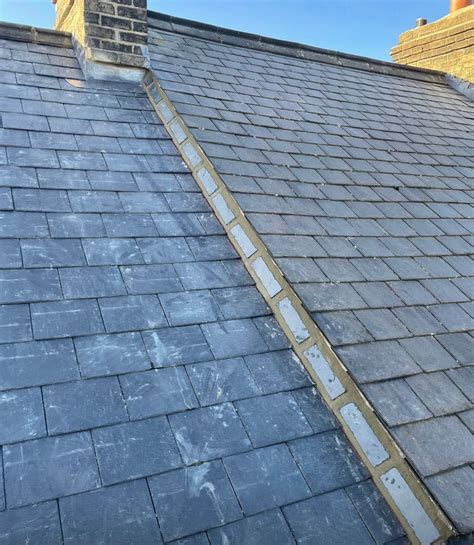 Spanish Slate Re Roof In Cambridge Alpha Roofing