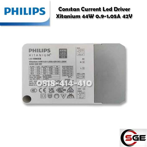 Jual Led Driver Constant Current Xitanium 44w 09 105a 42v Ds I