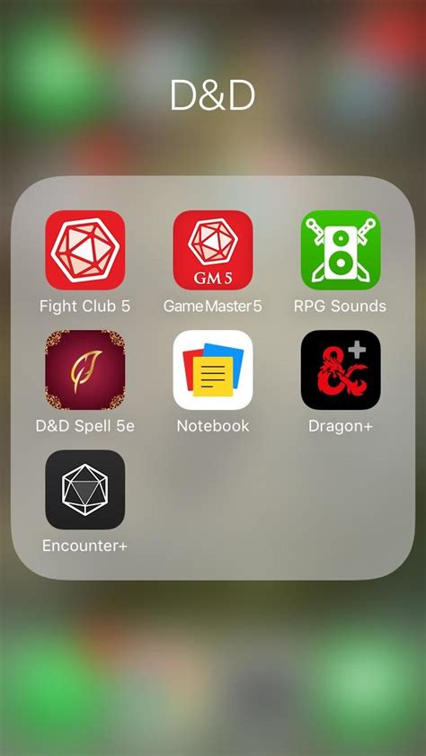 These are the apps I use for dming DnD. Am I missing out on any good free apps? : r/Dungeons_and ...