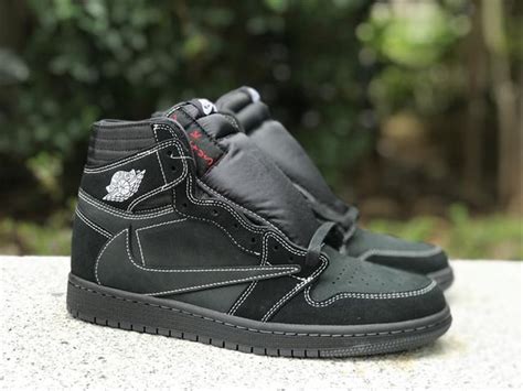 Travis Scott X Air Jordan 1 High Og Black Phantom Rjordans