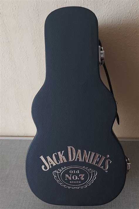 Jack Daniels Guitar Case Bottle Case For Ml With Stopper New For