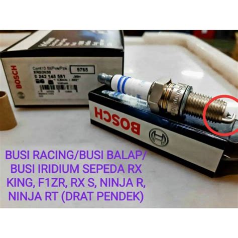 BUSI RACING BUSI IRIDIUM BOSCH SEPEDA MOTOR RX KING F1ZR MOTOR 2