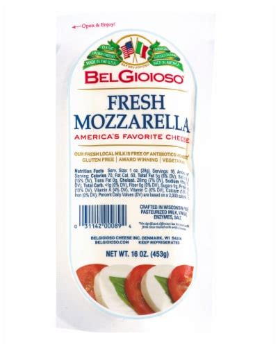 Belgioioso Fresh Mozzarella Cheese Oz Smiths Food And Drug